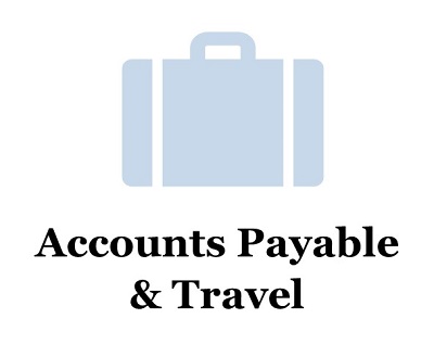 Accounts payable and travel button