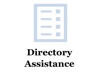 directory assistance button